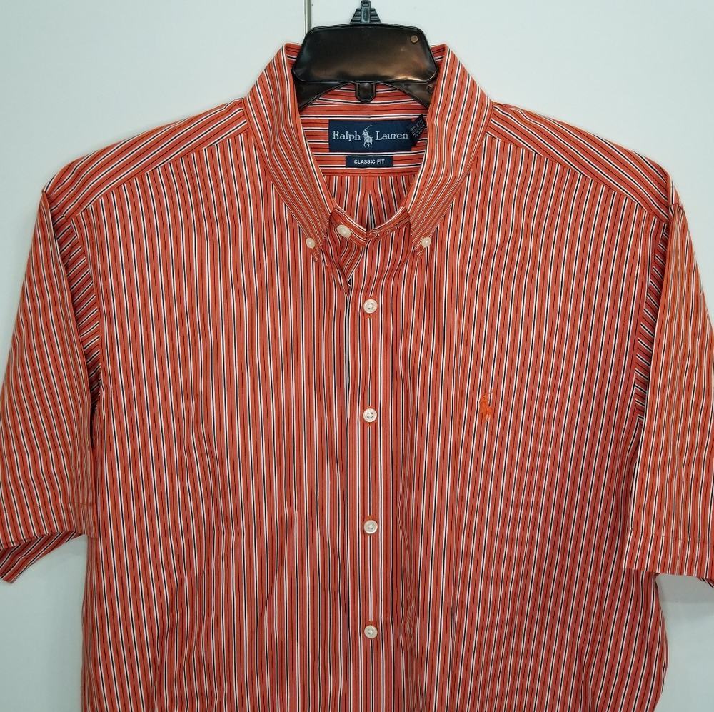 Polo Ralph Lauren Short Sleeve Button Shirt L